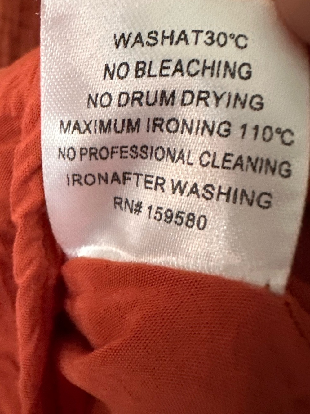 Pink Lily Gauzy Babydoll Dress in Burnt Orange - Picture 5 of 7